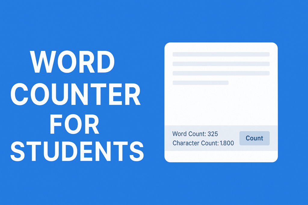Free Word Counter for Students