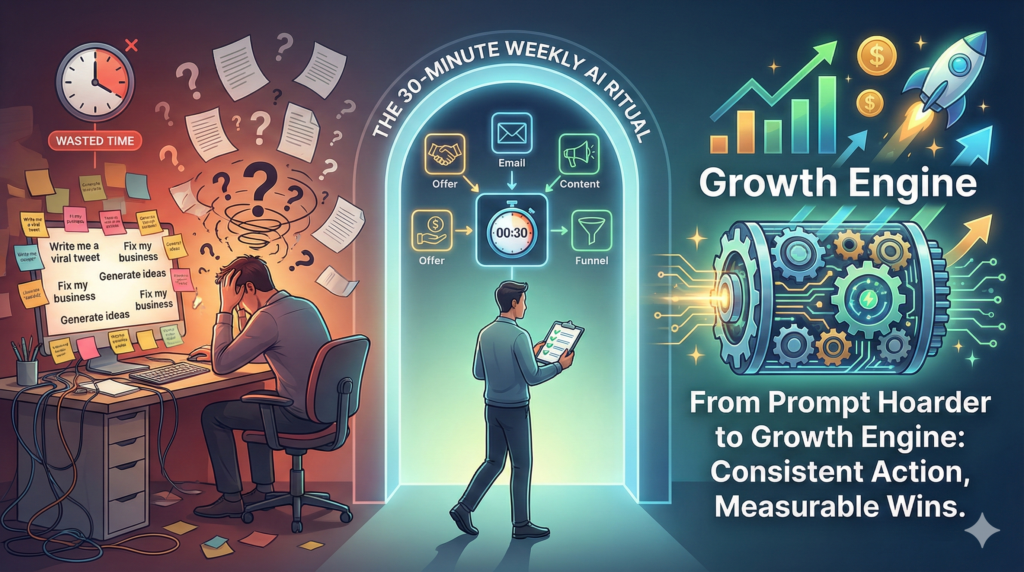 The 30-Minute Weekly AI Ritual: Free Guide for Marketers
